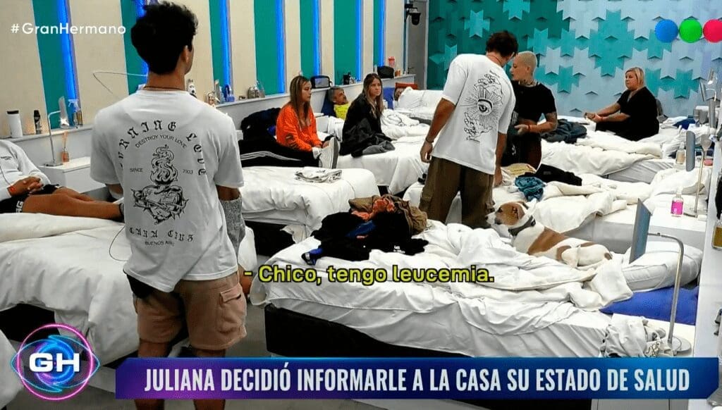 Juliana cuenta a los jugadores de Gran Hermano 2024 que le diagnosticaronleucemia estadio Uno