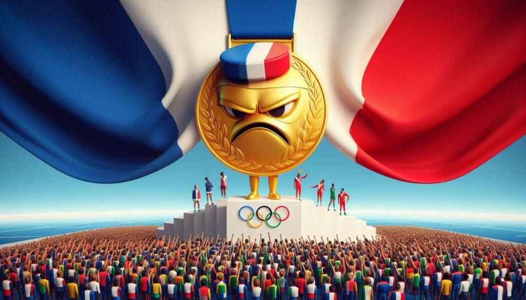 ¡¡Qué poca e4legancia, Francia!!